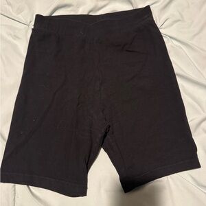 H & M Divided Black Biker Shorts